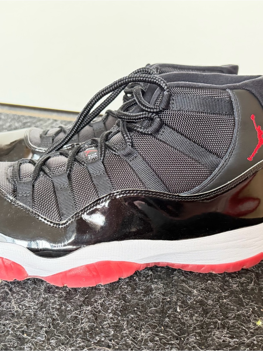 Jordan Men’s High-Top Sneakers - Black/Red